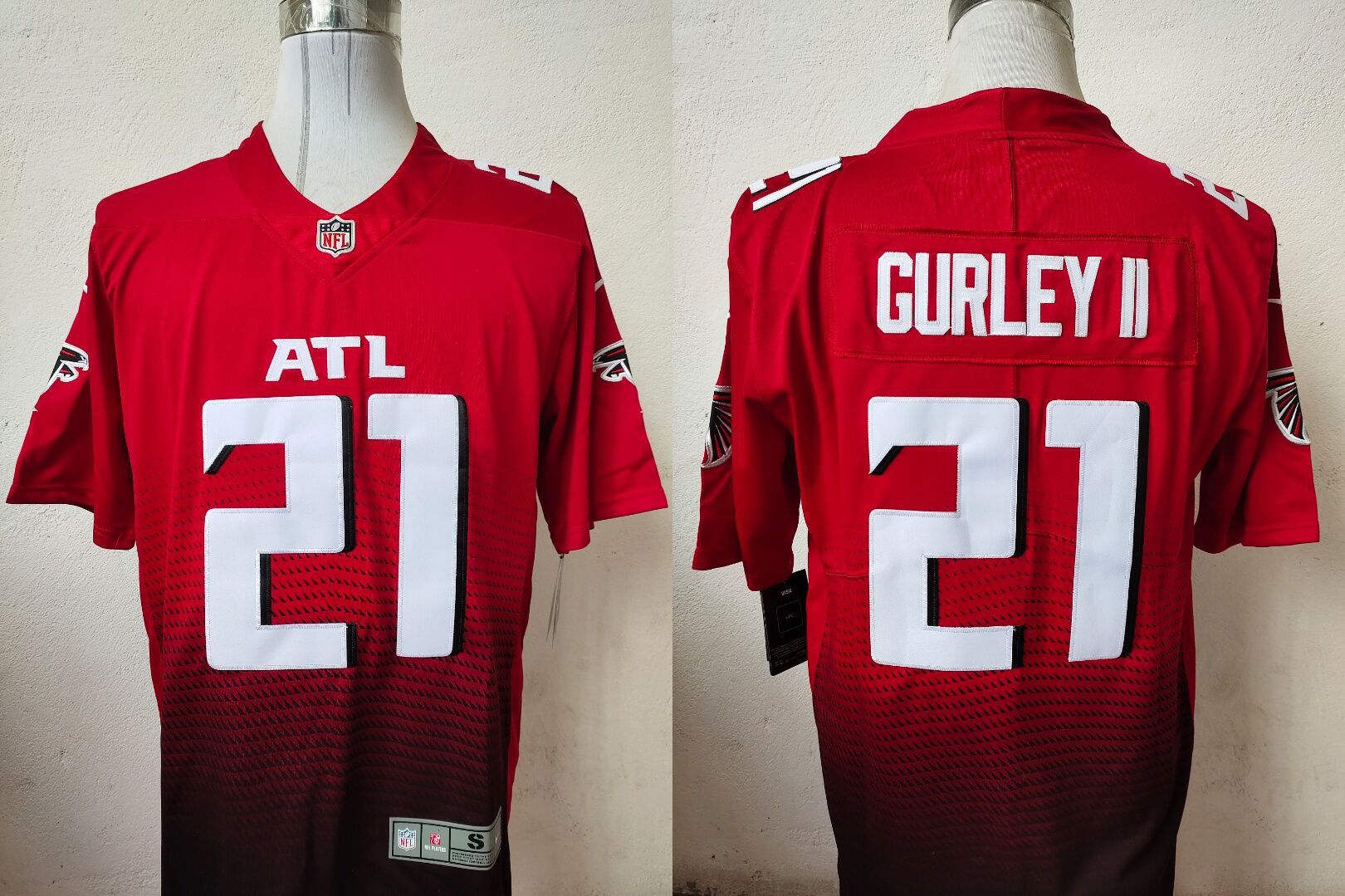 Men Atlanta Falcons #21 Gurley ii Red Nike Vapor Untouchable Stitched Limited NFL Jerseys->atlanta falcons->NFL Jersey